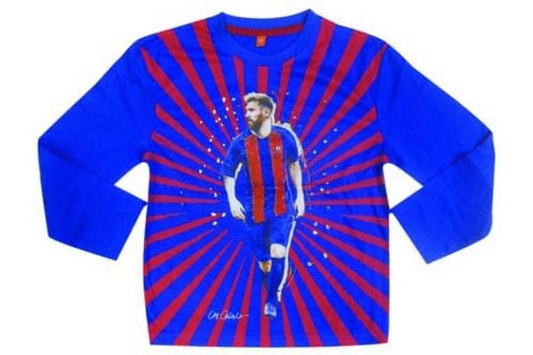 Μακρυμάνικη μπλούζα Messi-Barcelona