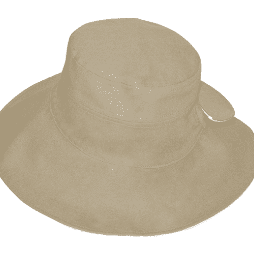 Λινό γυναικείο καπέλο πλατύγυρο 1