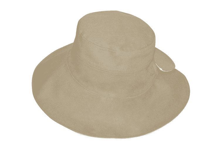 Λινό γυναικείο καπέλο πλατύγυρο