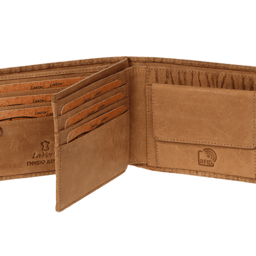 LAVOR 1-8005 RFID wood γνήσιο δέρμα 1