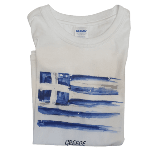 Tshirt Greek Flag 2