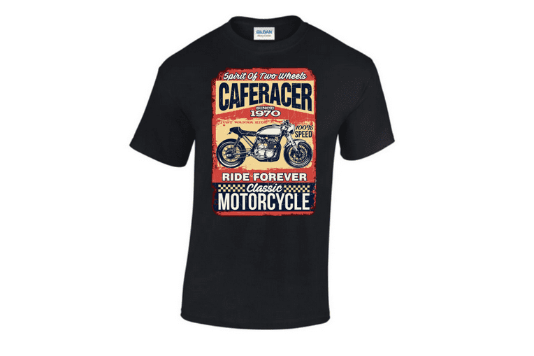 Tshirt Cafe race Motorcycle