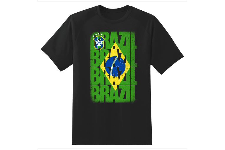 Tshirt Soccer Brazil