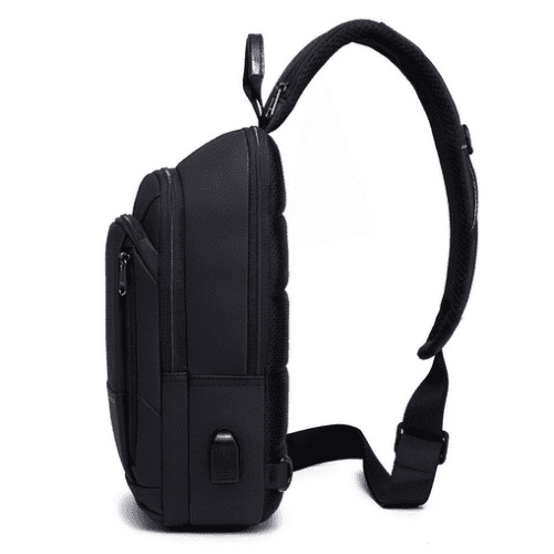Τσαντάκι ώμου χιαστί crossbody Bange 1911 μαύρο 2