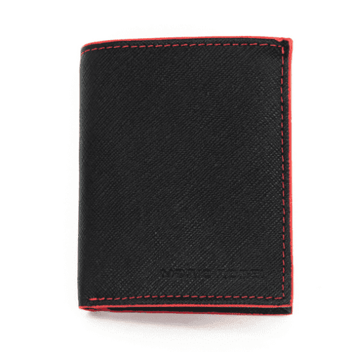 Δερμάτινο πορτοφόλι Mario Rossi 902 BK-RED