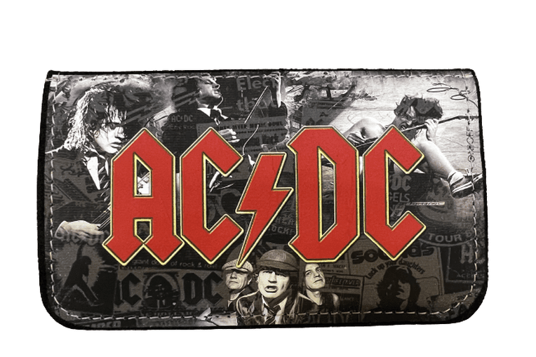 Χειροποίητη δερμάτινη καπνοθήκη AC/DC