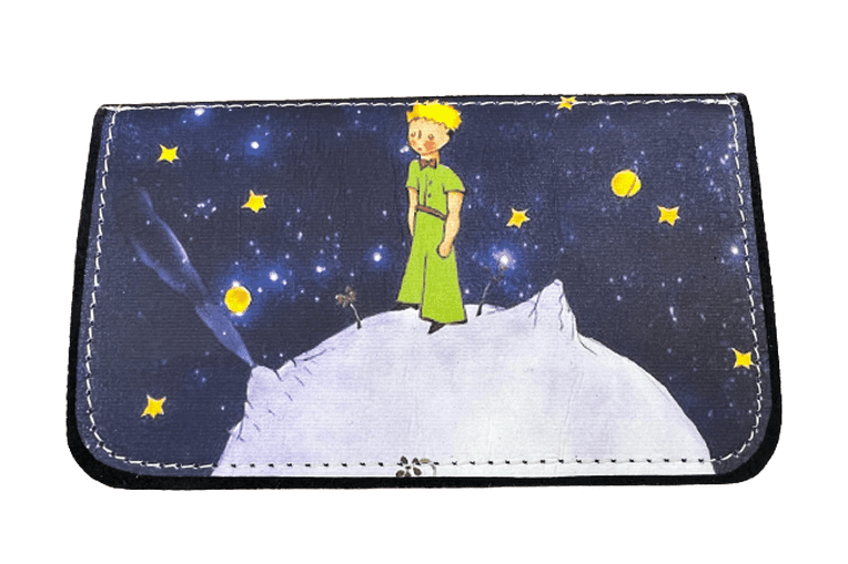 Χειροποίητη δερμάτινη καπνοθήκη Little Prince stars