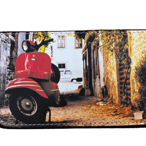 Χειροποίητη δερμάτινη καπνοθήκη Vespa